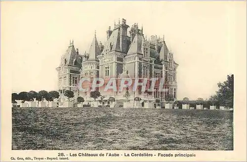 Ansichtskarte AK Les Chateaux de l'Aube La Cordeliere Facade principale