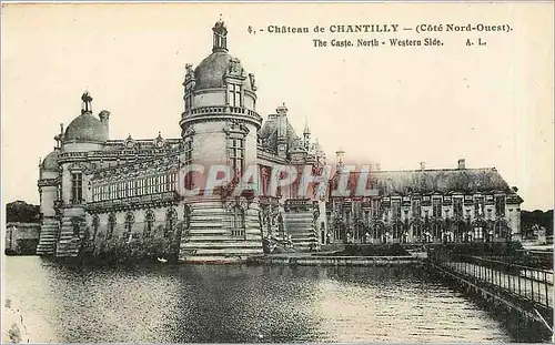 Ansichtskarte AK Chateau de Chantilly Cote Nord Ouest