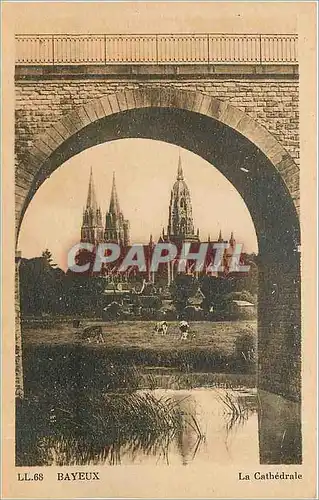 Cartes postales Bayeux La Cathedrale