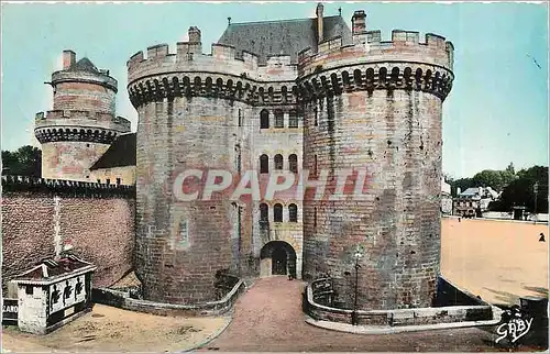 Moderne Karte Alencon Orne Porte de l'Ancien Chateau En arriere se dresse la TOur Couronnee a deux etages