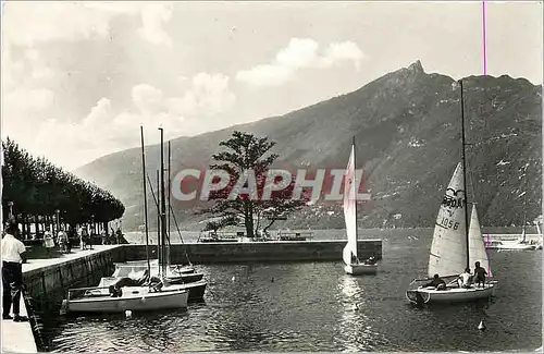 Cartes postales moderne Aix les Bains Savoie Le Lac et la Dent du Chat