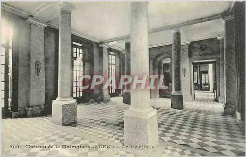 Cartes postales Chateau de la Malmaiser Rueil Le Vestibule