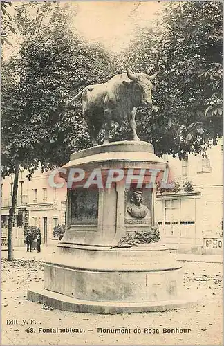 Ansichtskarte AK Fontainebleau Monument de Rosa Bonheur