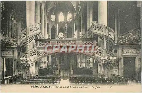 Ansichtskarte AK Paris Eglise Saint Etienne du Mont Le Jube