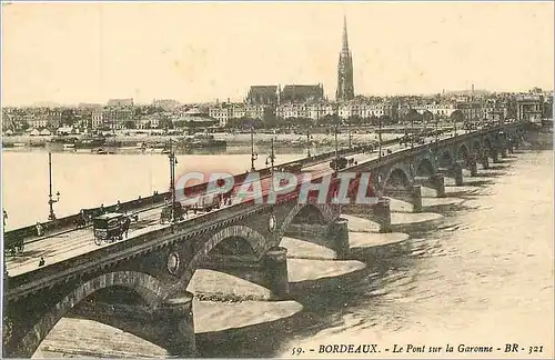 Cartes postales Bordeaux Le Pont sur la Garonne