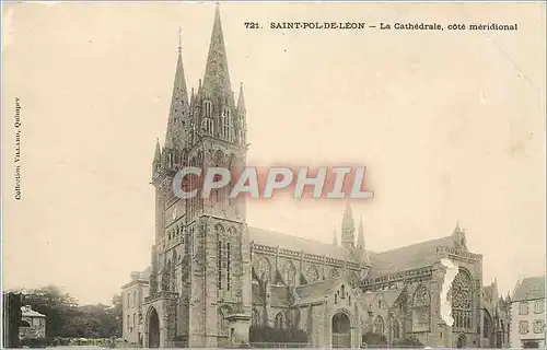 Cartes postales Saint Pol de Leon La Cathedrale Cote meridional