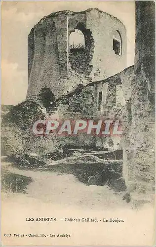 Ansichtskarte AK Les Andelys Chateau Gaillard Le Donjon