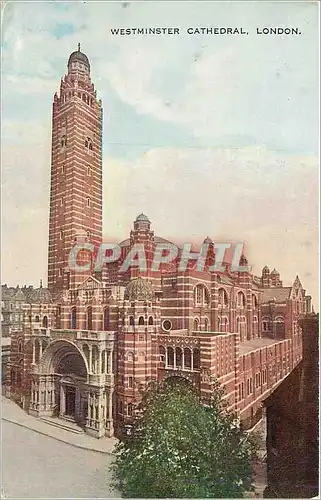 Cartes postales Westminster Cathedrale London