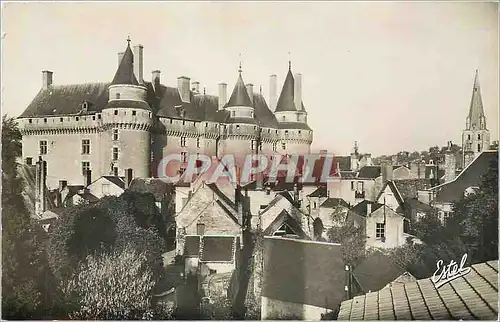 Ansichtskarte AK Le Chateau de Langeais Facade sur la Ville