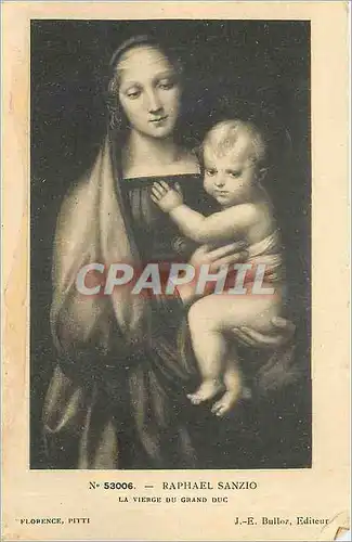 Cartes postales Raphael Sanzio La Vierge du Grand Duc