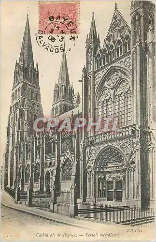 Ansichtskarte AK Cathedrale de Bayeux Portail meridional