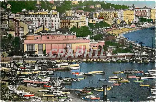 Ansichtskarte AK La Cote d'Azur Cannes Vue generale Bateaux