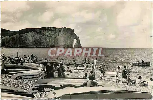 Moderne Karte Etretat S Inf Vue sur la Plage