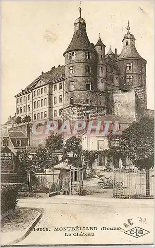 Ansichtskarte AK Montbeliard Doubs Le Chateau