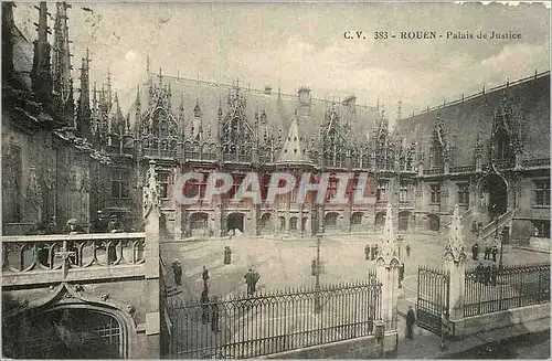 Cartes postales Rouen Palais de Justice