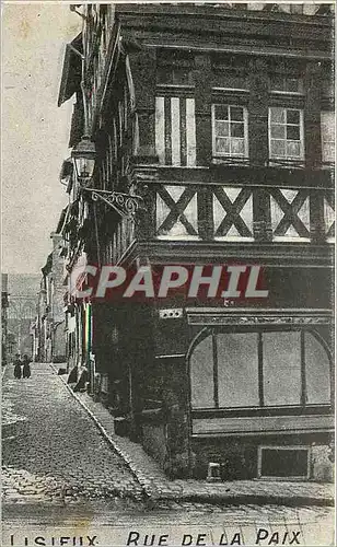 Cartes postales Lisieux rue de la Paix