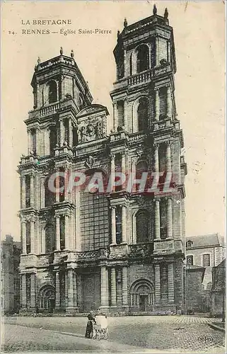 Cartes postales La Bretagne Rennes Eglise Saint Pierre