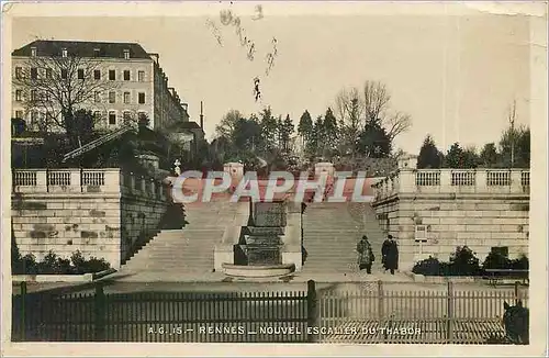 Ansichtskarte AK Rennes Nouvel Escalier du Thabor