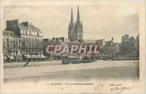 Cartes postales Quimper Vue du Champ de bataille