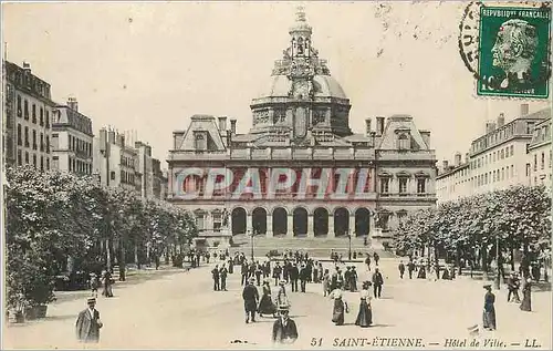Cartes postales Saint Etienne Hotel de Ville