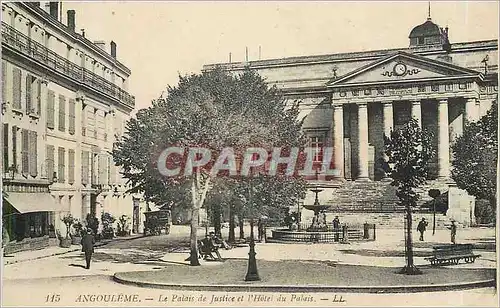 Cartes postales Angouleme Le Palais de Justice et l'Hotel du Palais