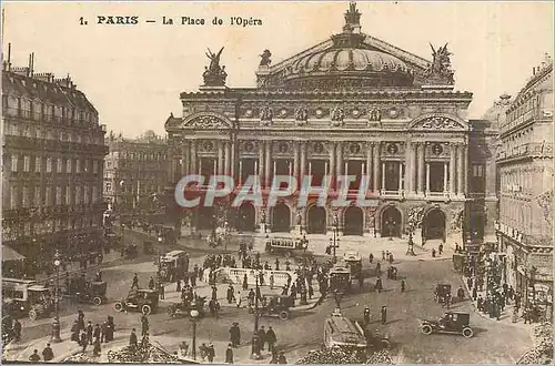 Cartes postales Paris La Place de l'Opera