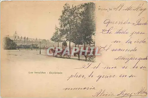 Cartes postales Les Invalides Esplanade Paris