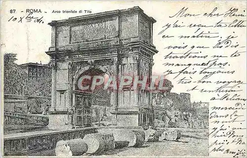 Ansichtskarte AK Roma Arco trionfale di Tito
