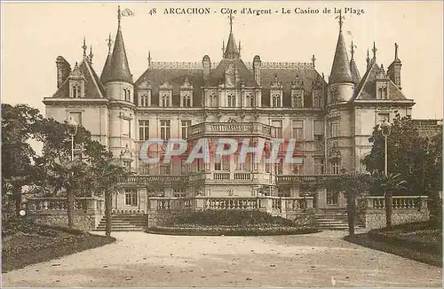 Ansichtskarte AK Arcachon Cote d'Argent Le Casino de la Plage