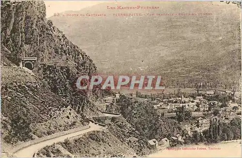 Cartes postales Route de Cauterets Pierrefitte Vue generale