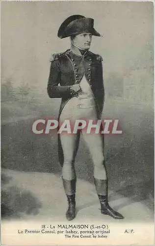 Ansichtskarte AK La Malmaison S et O Le Premier Consul par Isabey portrait original Napoleon