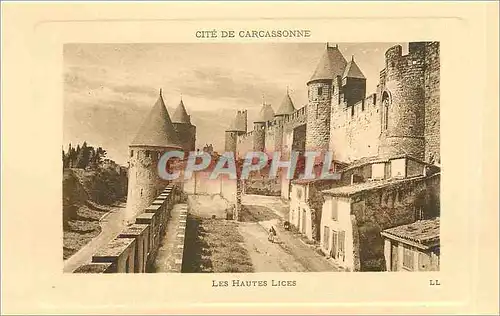 Cartes postales Cite de Carcassonne Les Hautes Lices