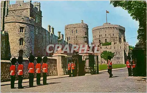 Moderne Karte Changing of the Guard Windsor Castle
