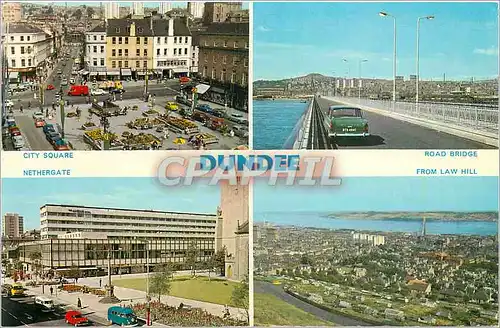 Cartes postales moderne Dundee City Square Road Bridge Nethergate From Law Hill