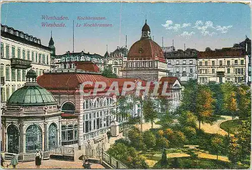 Cartes postales Wiesbade Le Kochbrunnen