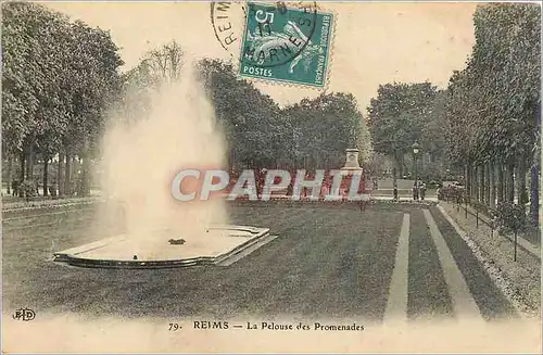 Ansichtskarte AK Reims La Pelouse des Promenades