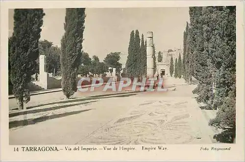 Cartes postales Tarragona Via del Imperio Vue de l'Impire