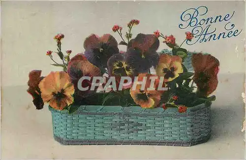 Cartes postales Bonne Annee Fleurs