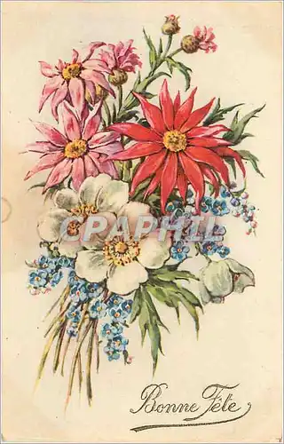 Cartes postales Bonne Fete Fleurs