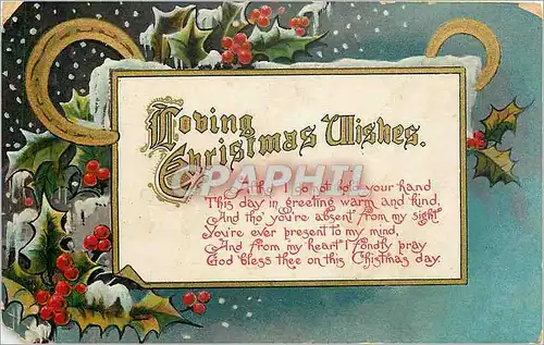 Cartes postales Loving Christmas Wishes