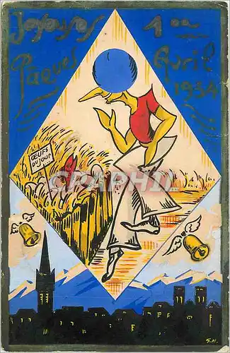 Cartes postales Joyeuses Paques