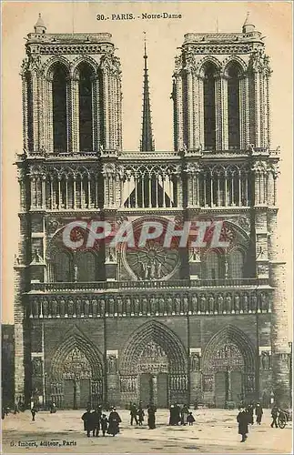 Cartes postales Paris Notre Dame