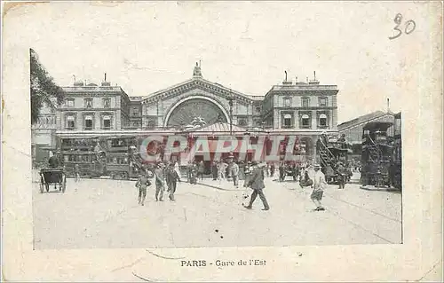 Cartes postales Paris Gare de l'Est