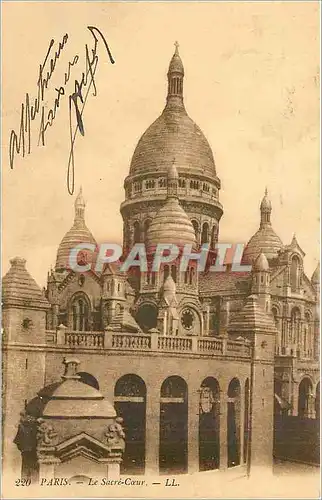 Cartes postales Paris Le Sacre Coeur