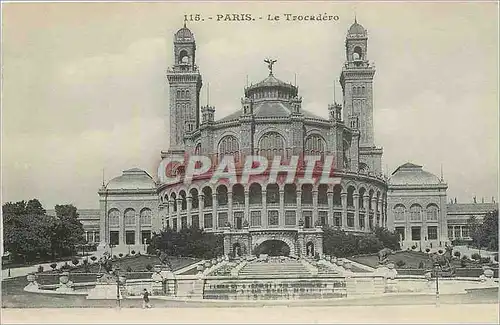 Cartes postales Paris Le Trocadero