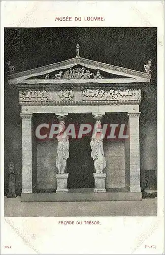 Cartes postales Musee du Louvre Facade du Tresor