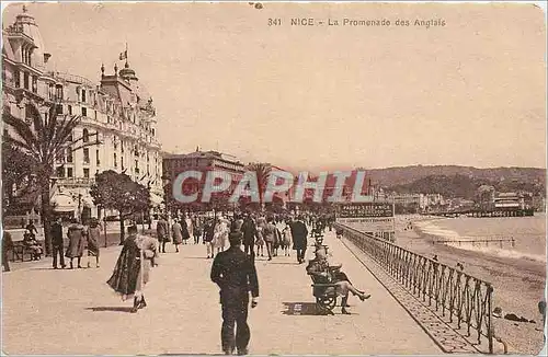 Cartes postales Nice La Promenade des Anglais