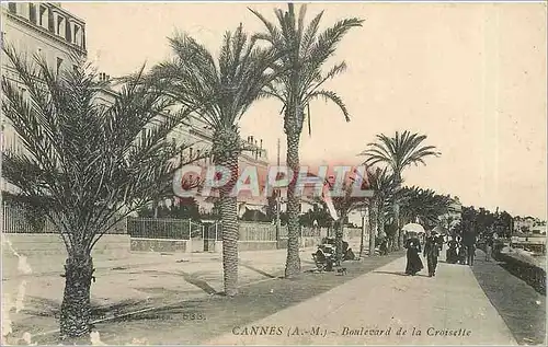 Cartes postales Cannes AM Boulevard de la Croisette