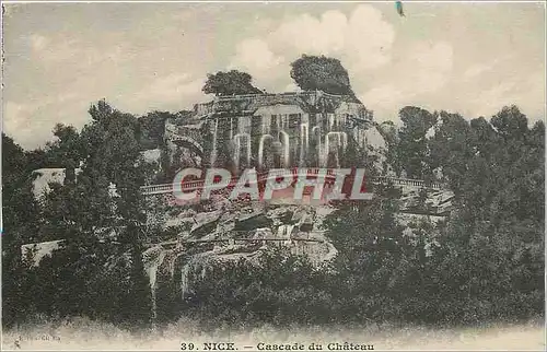 Cartes postales Nice Cascade du Chateau