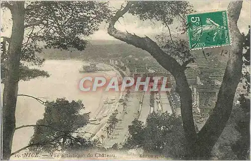 Cartes postales Nice Vue artistique du Chateau